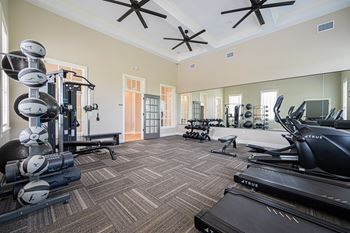 Fully equipped fitness center